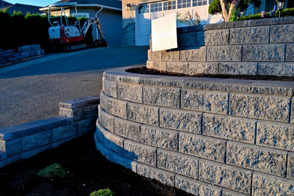 Stone Retaining Wall Repair in Lexington