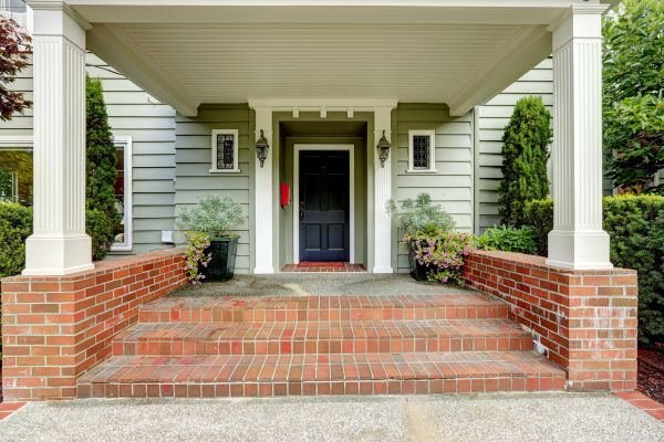 Front Porch Masonry Repair in Lexington