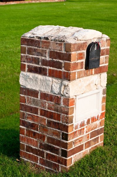 Brick Mailbox Installation in Lexington