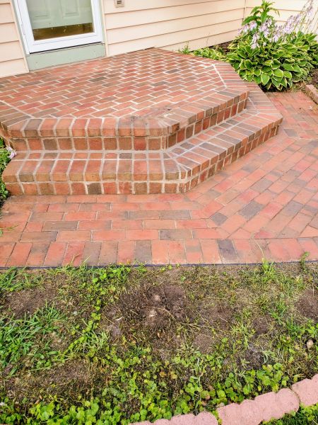 Brick Stoop Repair in Lexington